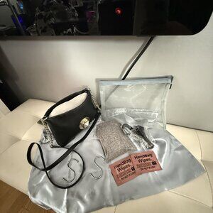 Kate Spade Black Dove Quilted Black Leather Crossbody